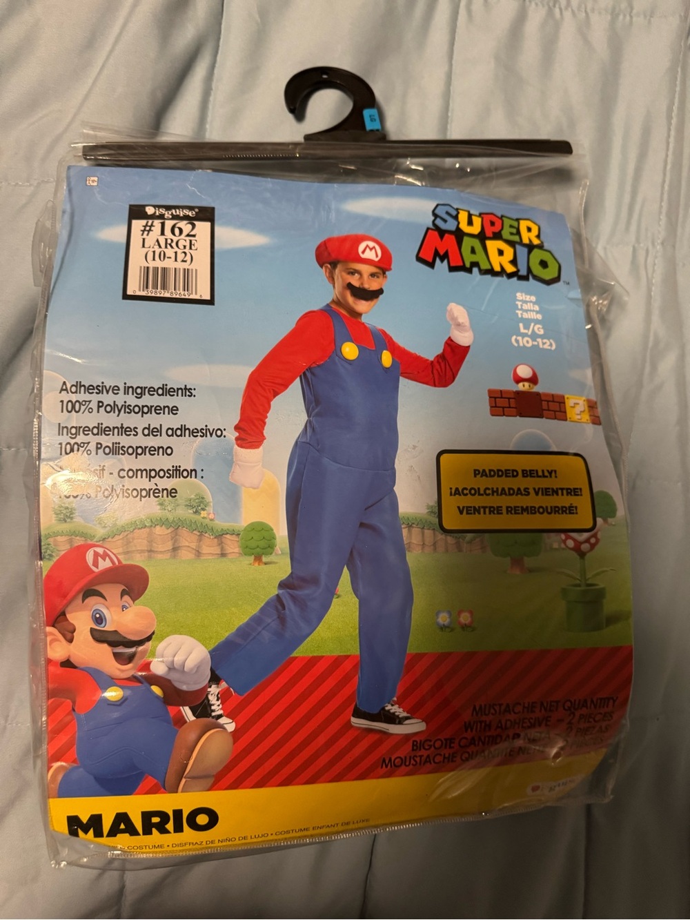 Disguise Super Mario Kids Costume - Blue Overalls & Red Shirt